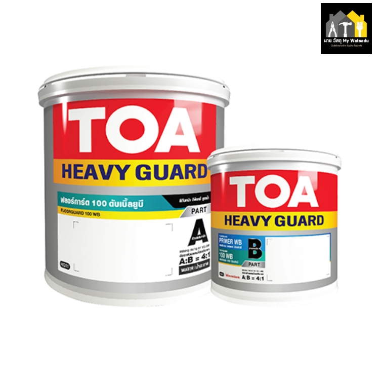 ปูนซ่อมรอยร้าวพื้นโรงรถ ยี่ห้อ TOA - รุ่น Floor Guard