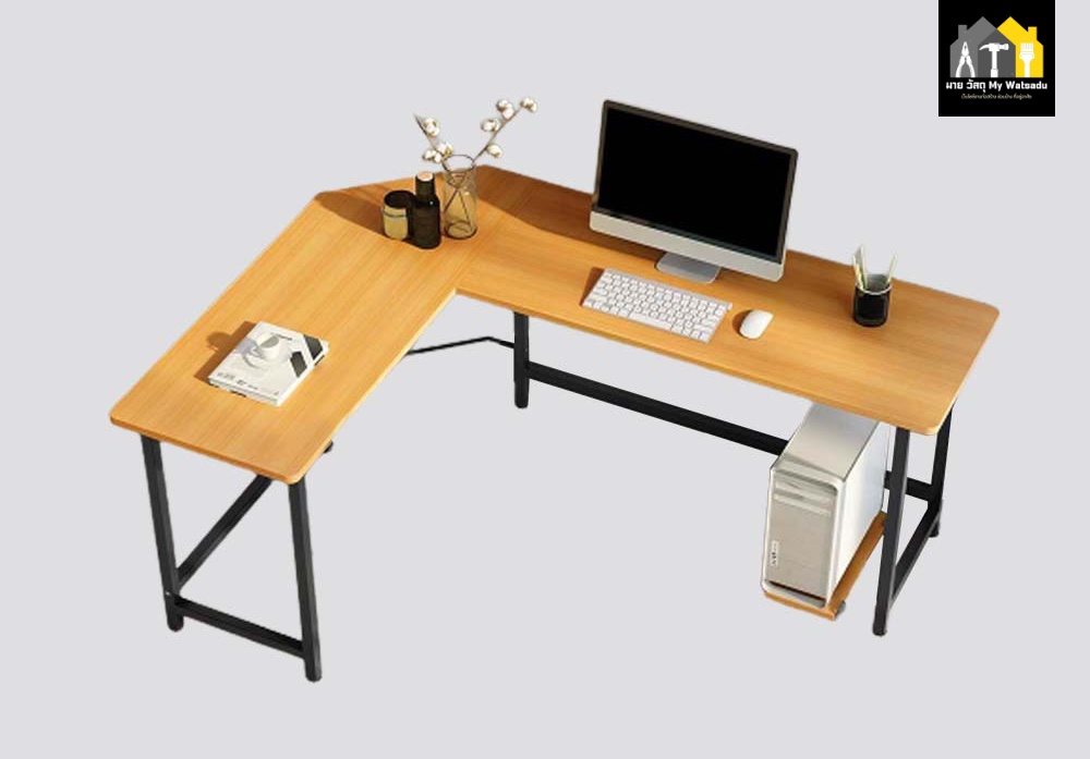 โต๊ะทำงานตัวแอล Officemate