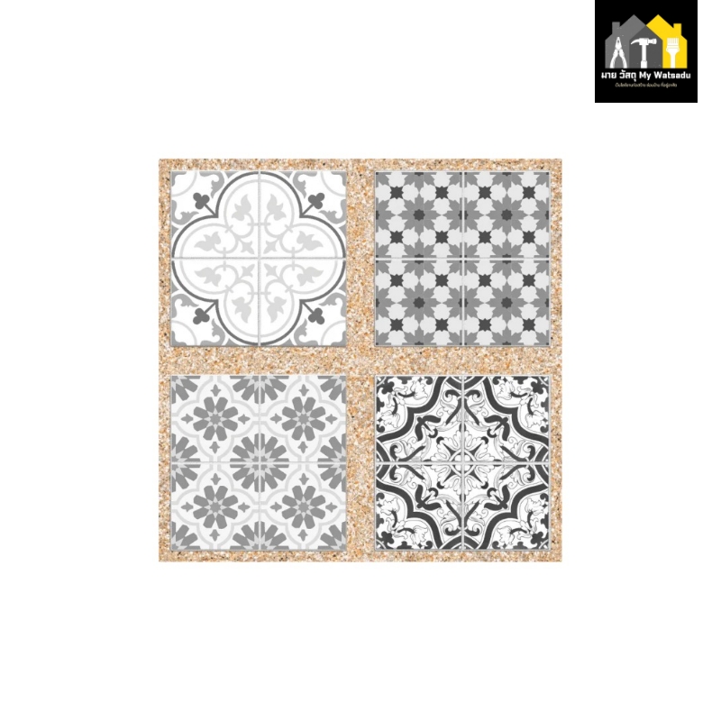 กระเบื้องห้องครัวยี่ห้อ SOSUCO (รุ่น Porcelain ผิว Satin)