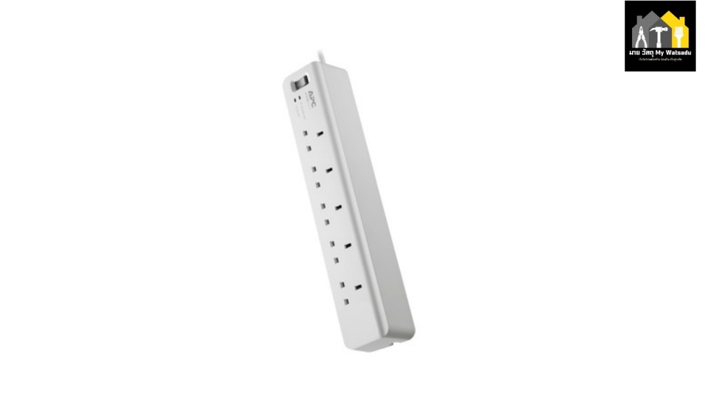 ปลั๊กไฟกันกระชาก กันไฟตก ยี่ห้อ Schneider Electric APC PM5-UK / PM5-GR