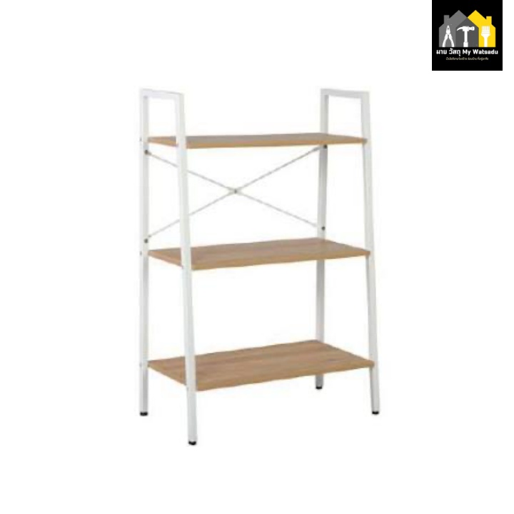 INDEX LIVING MALL ชั้นวางของ 3 ชั้น รุ่นอาเธอร์ สีขาว