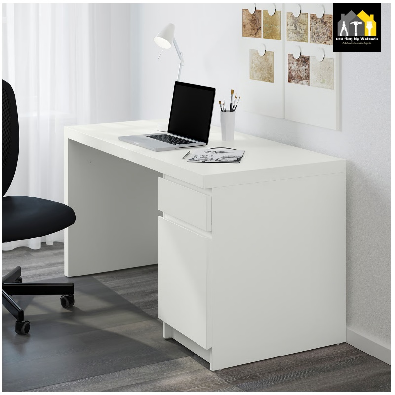 โต๊ะทำงาน IKEA รุ่น MALM (มาล์ม)