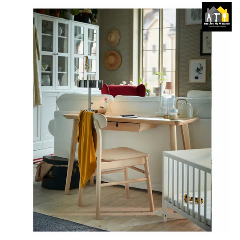 โต๊ะทำงาน IKEA รุ่น LISABO (ลิซาโบ)