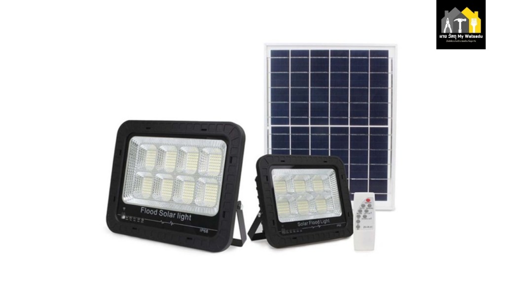 ไฟสนามโซลาเซลล์ IWACHI Solar Light JD-88A - รุ่นคลาสสิกที่ไว้ใจได้เสมอ