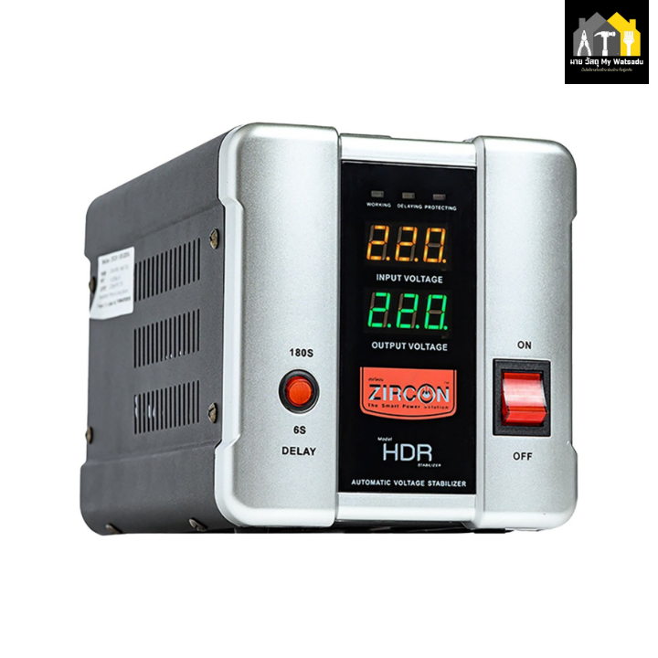 เครื่องปรับแรงดันไฟฟ้า ยี่ห้อ ZIRCON (รุ่นยอดนิยม)
